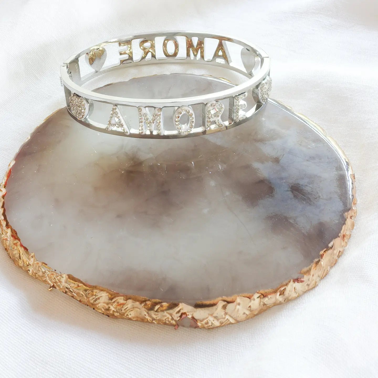 Amore Bangle- Silver