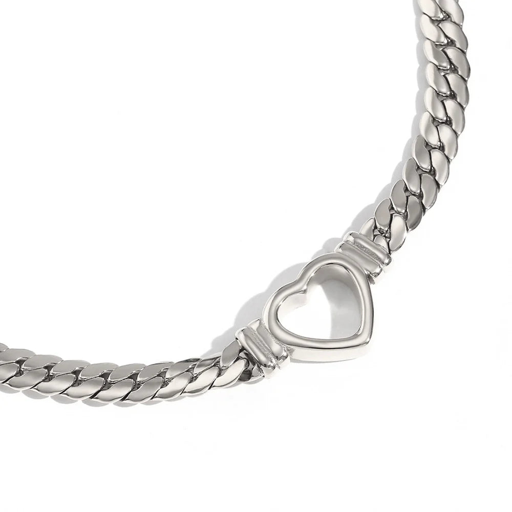Heart Chain Necklace