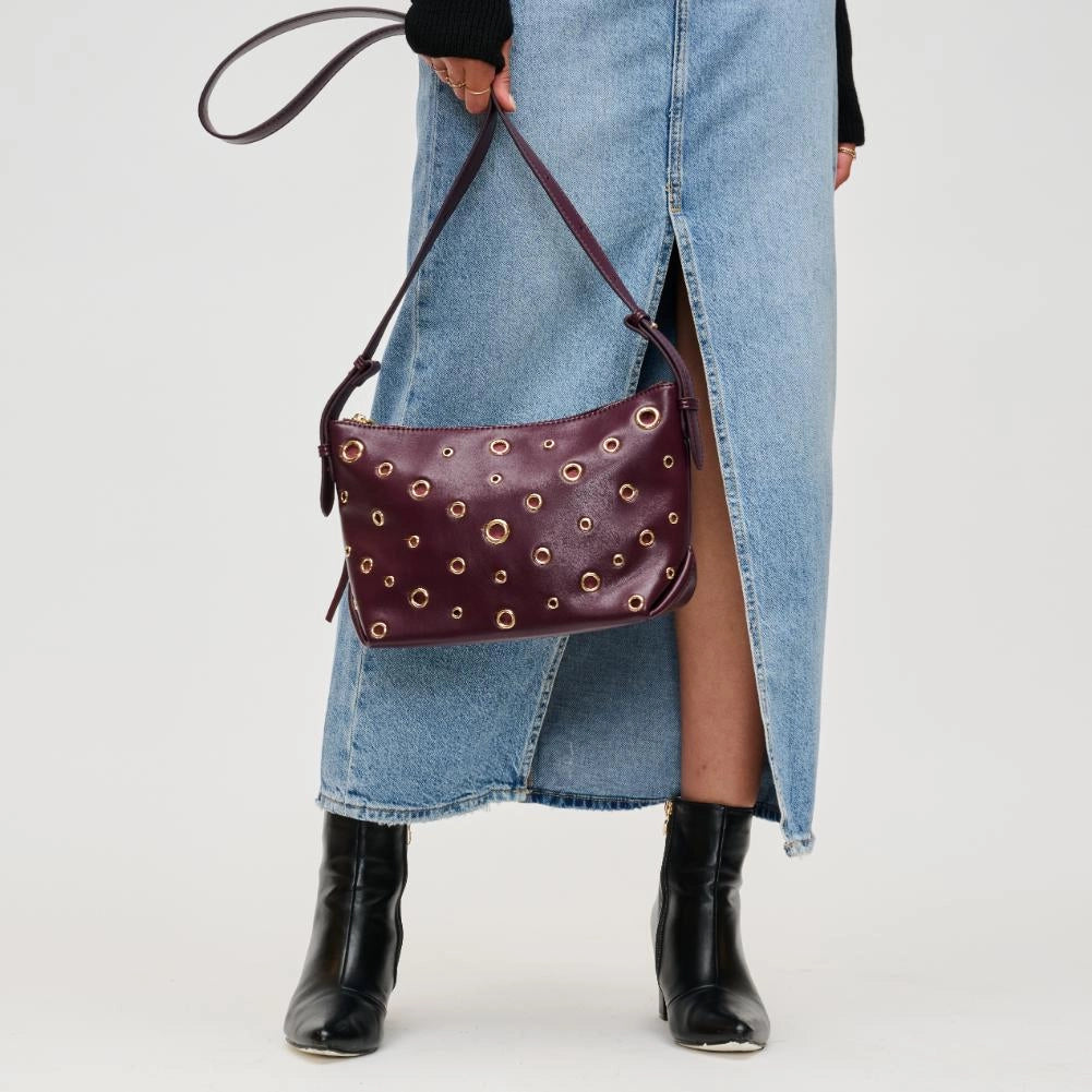 The Roxy Crossbody Bag-Wine